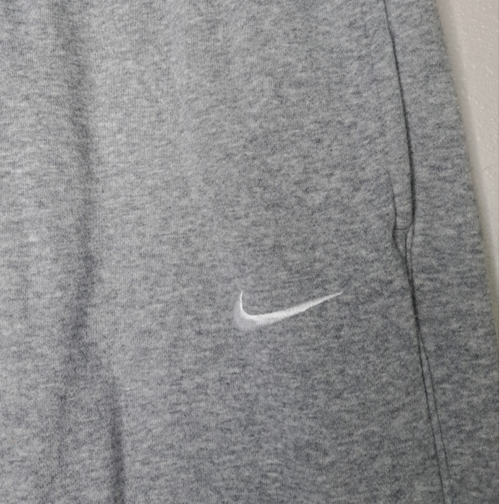 Nike Spartan Basketball Fleece Pants Mens Sz Medium Gray Jogger Sweatpants Logo - Picture 12 of 16